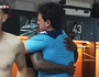Diniz abraça Loide após classificação na Copa do Brasil. (VascoTV, Reprodução/YouTube)