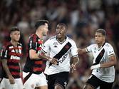 Rayan comemora gol contra o Flamengo (Matheus Lima/Vasco)