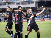 Spinelli comemora gol contra o Paysandu (Matheus Lima/Vasco)