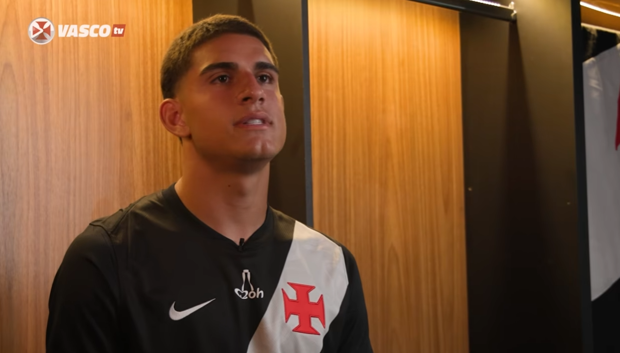 Diego Minete demonstra gratidão ao Vasco: 'Para mim, representa tudo'