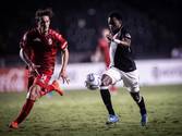 Andrés Gómez contra o Barracas Central (Matheus Lima/Vasco)