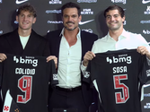 Apresentação de Sosa e Colídio (VascoTV, Reprodução/YouTube)