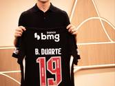 Bruno Duarte é o novo reforço do Vasco. (Matheus Lima/Vasco)