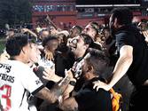 Jogadores comemoram classificação na Copa do Brasil. (Matheus Lima/Vasco)