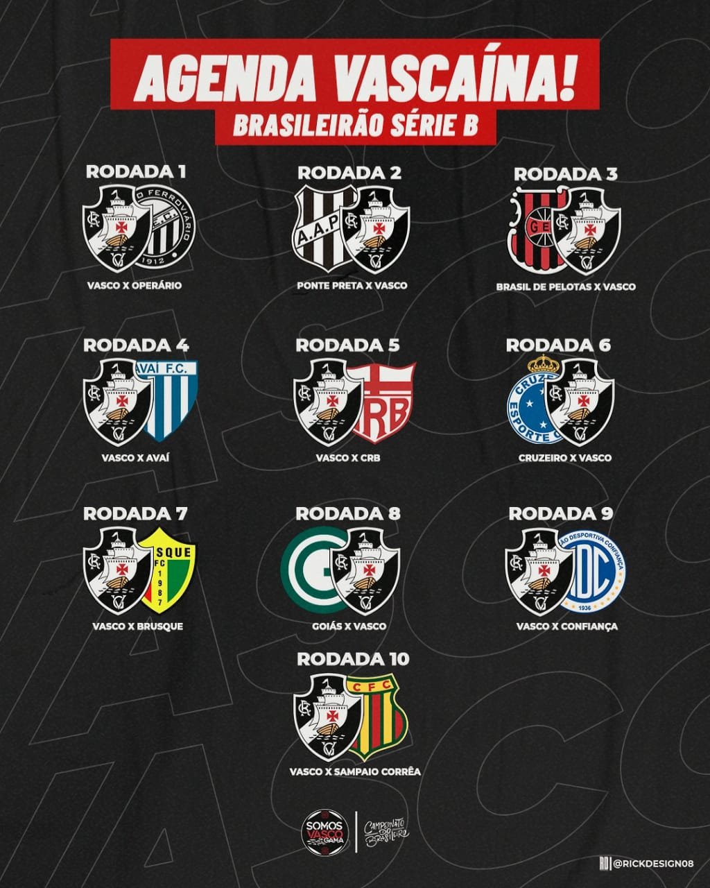 ULTIMOS 7 JOGOS VASCO BRASILEIRÃO SERIE B, ANALISE PROXIMOS JOGOS VASCO