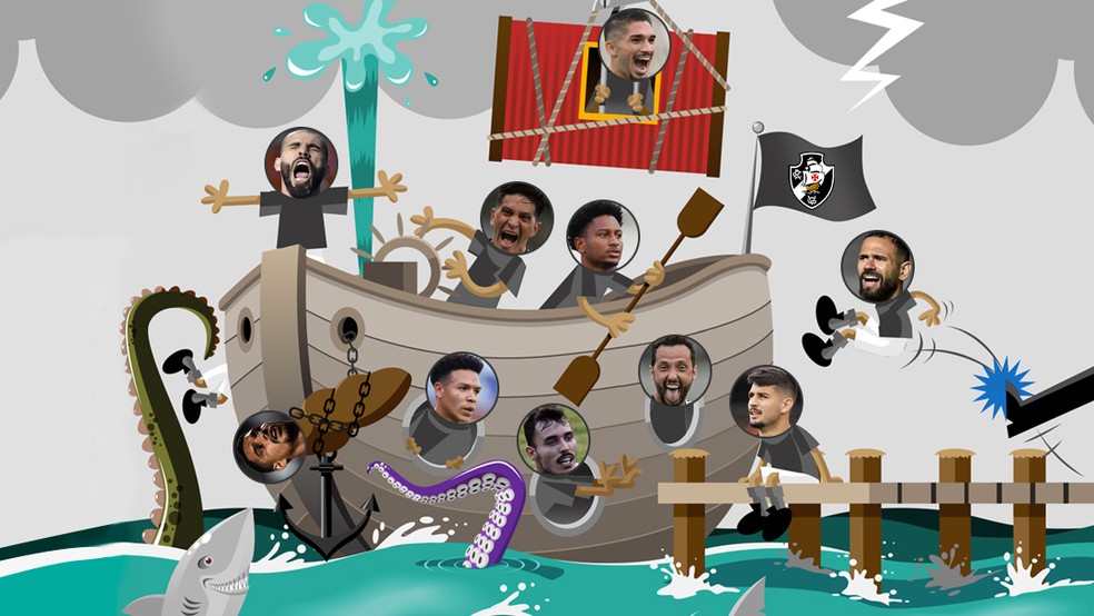 Com novas dispensas, barca do Vasco chega a 19 jogadores