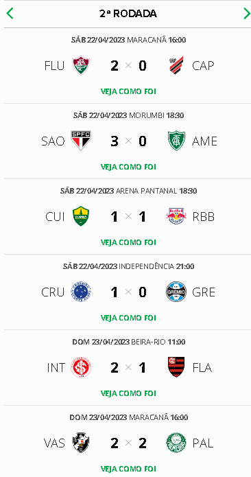 PRÓXIMOS JOGOS DO BRASILEIRÃO 2022  2ª RODADA ATUALIZADA- JOGOS DE HOJE DO  BRASILEIRÃO 2022 SERIE A 